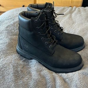 Timberland black womens boots